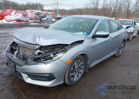2018 Honda Civic Ex z USA, uszkodzony, nr VIN 19XFC2F76JE027486